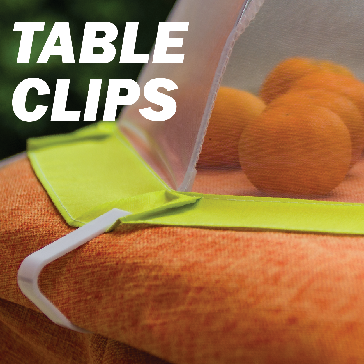 Outdoor Food Covers with Tablecloth Clips